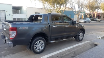 Uno de los autos secuestrados