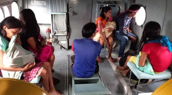 Niños de comunidades indígenas fueron