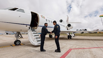 El avión presidencial de Bolivia