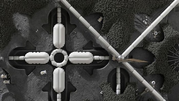 Las casas que planea construir en la Luna la Agencia Espacial Europea