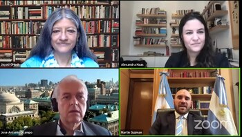 Guzmán participó de un evento