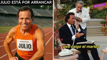 Las imágenes de Julio Iglesias,