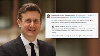 El embajador aseguró que con Abelardo de la Espriella se fortalecerán las relaciones con el Reino Unido - crédito @HodgsonGeorge/X