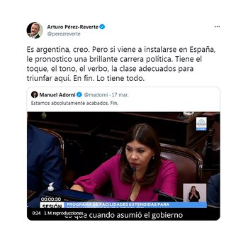 El comentario del escritor Arturo