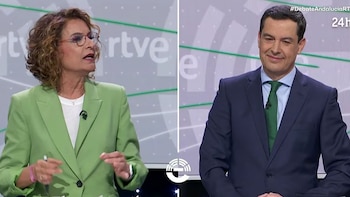 María Jesús Montero y Juan Manuel Moreno Bonilla