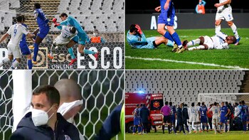 Dramático choque en el fútbol portugués que dejó inconsciente a Nanu: la reacción del ex Real Madrid Pepe tras ver a su compañero en el piso