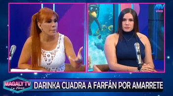 “Ele é uma pessoa engraçada e desagradável”: Darinka Ramírez ataca Jefferson Farfán por causa da briga pela pensão. Captação: Magaly TV La Firme.