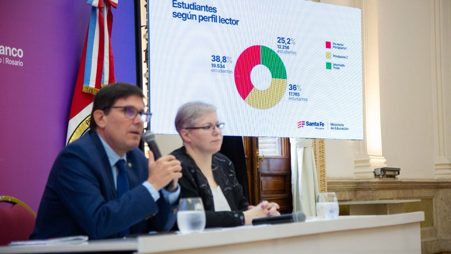 “Tenemos hoy en tercer grado alrededor de 19.000 chicos y chicas con dificultades severas en lectoescritura”, indicó el ministro