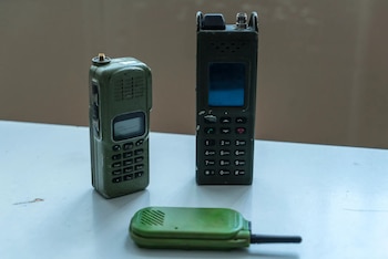 Radios militares rusas recuperadas, en