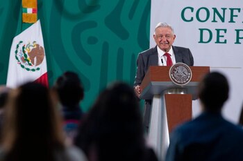 AMLO se mostró molesto porque