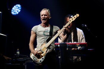 Sting dio dos conciertos en