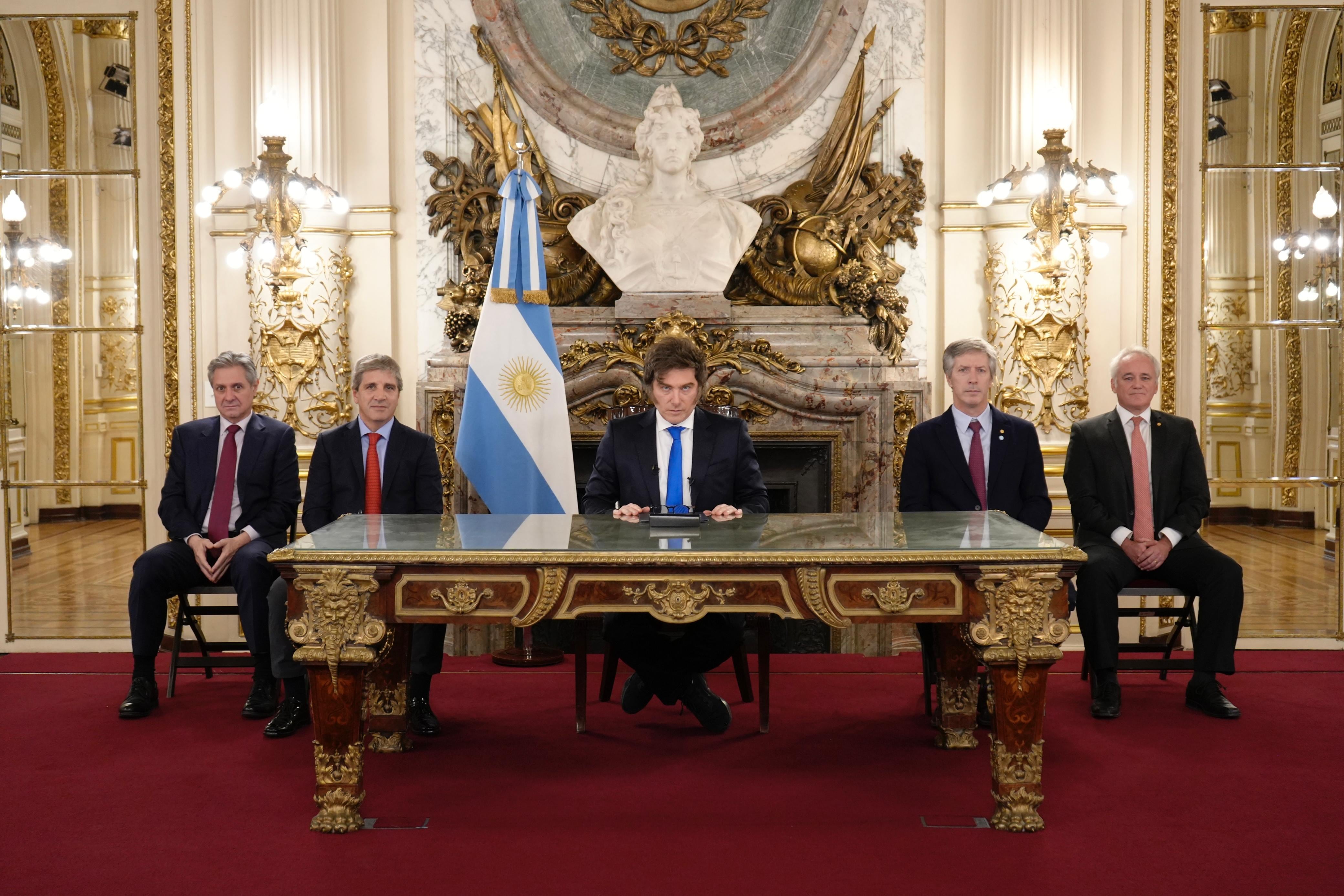 El 8 de agosto, Javier Milei habló por cadena nacional sobre los vetos a las leyes en el Congreso