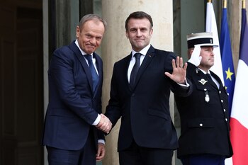 Antes del encuentro trilateral, Scholz