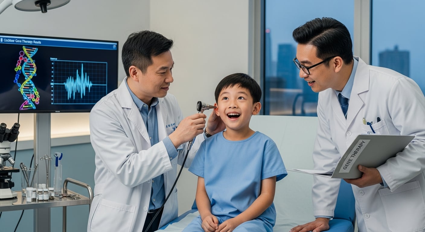 El ensayo incluyó a 42 personas de entre 0,8 y 32,3 años con sordera congénita grave causada por mutaciones en el gen OTOF y mostró resultados sostenidos (Imagen Ilustrativa Infobae)