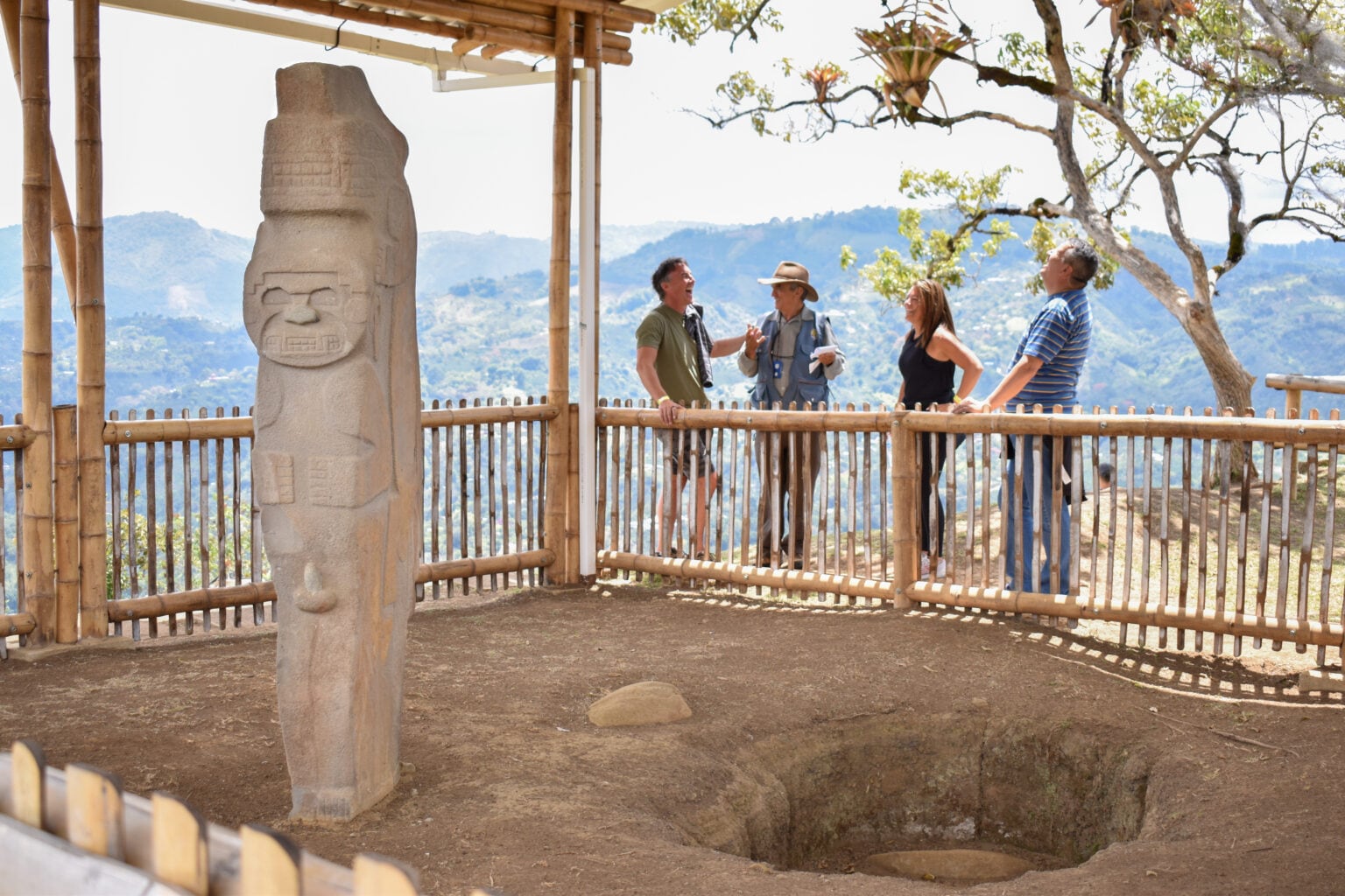 Los montículos funerarios y los espacios ceremoniales dan cuenta de las prácticas culturales de la antigua sociedad que habitó esta región del país -crédito Icanh