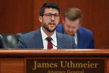 El fiscal general de Florida, James Uthmeier (AP/Rebecca Blackwell, Archivo)