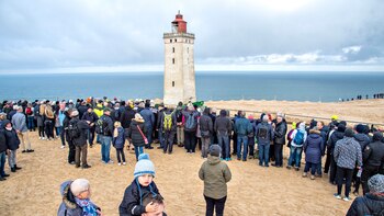 El traslado del faro está