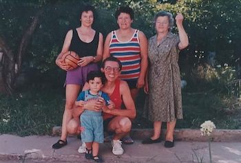 Matías Martínez, a los 2