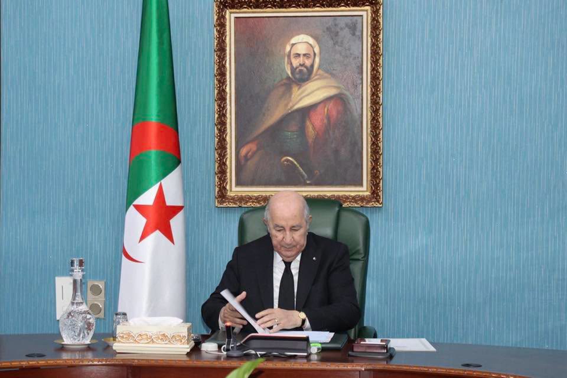11/06/2026 June 11, 2026, Algeria, Algeria, Algeria: Algerian President Abdelmadjid Tebboune chairs a meeting of the Supreme Security Council in his capacity as Supreme Commander of the Armed Forces and Minister of National Defense, in Algiers, June 11, 2026
POLITICA
Europa Press/Contacto/Algerian Presidency Office