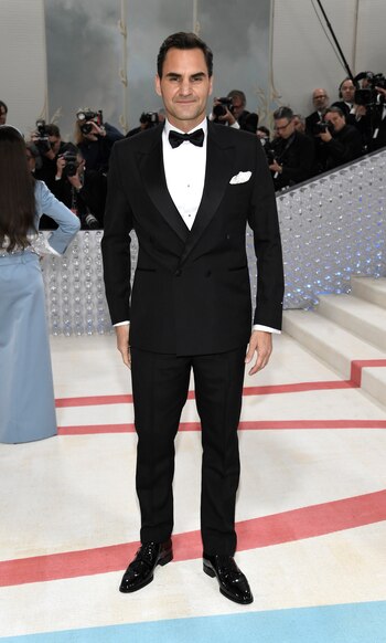 Roger Federer llega a la