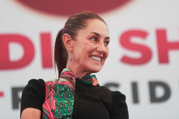 La candidata a la presidencia