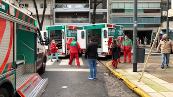 15 ambulancias del SAME trabajaron