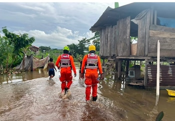 Las fuertes precipitaciones del fin de semana dejaron miles de personas afectadas y cientos de viviendas con daños en la provincia de Bocas del Toro. Tomada de Instagram