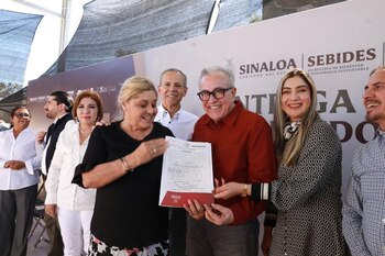 Rubén Rocha Moya en un