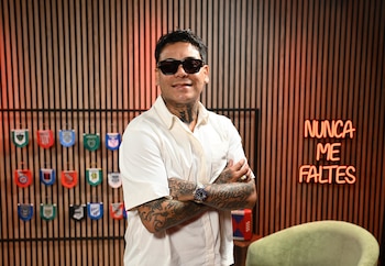 El artista Uriel Lozano contó