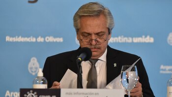 Alberto Fernández recibió los datos