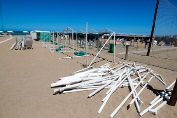 En el balneario Ocean trabajaron