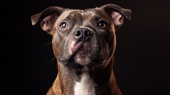 Un staffordshire bien criado y