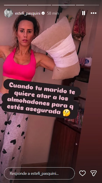 Pasquini volvió a compartir el episodio en redes sociales y resumió con ironía la reacción de Alberto Cormillot tras el accidente doméstico