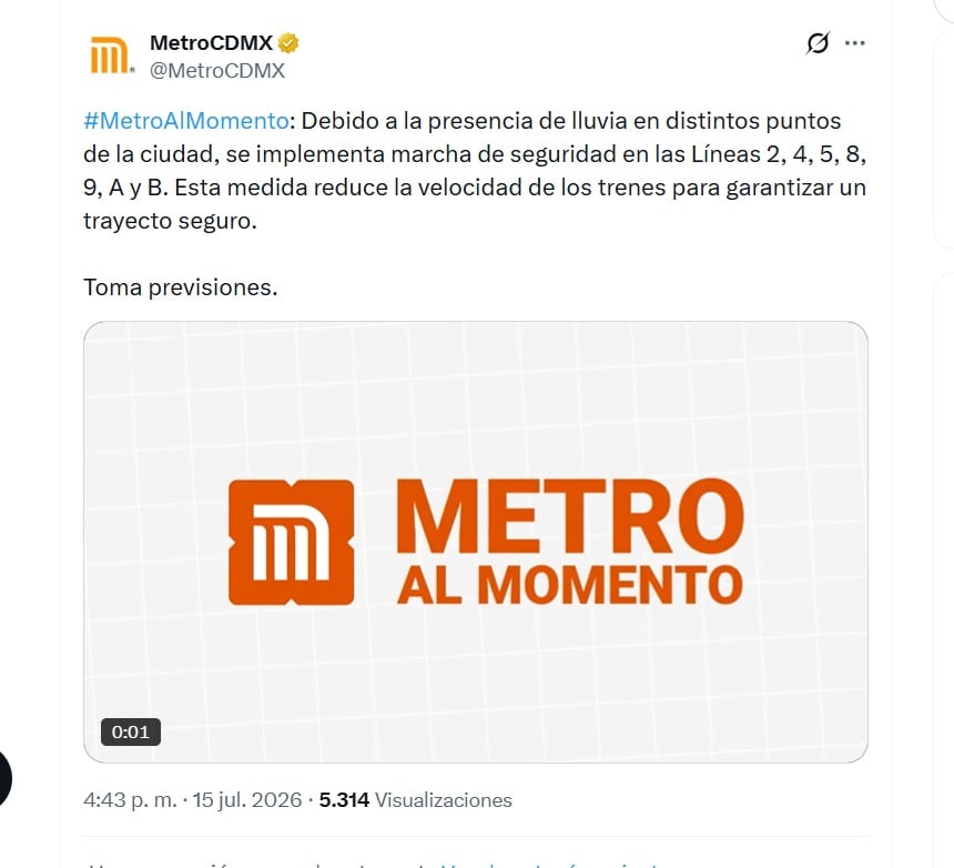 (X/ @MetroCDMX)