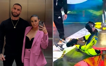 Angie Arizaga y Jota Benz.