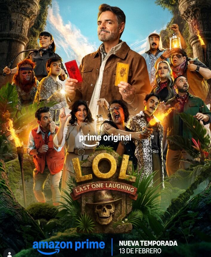 El elenco de LOL México temporada 8 lo integran figuras como Andrés Johnson, Raquel Garza, Kike Vázquez y Mike Salazar (Amazon)