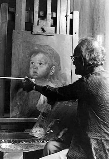 Bruno Amadio en su taller