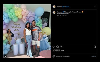 La dedicatoria de de Messi