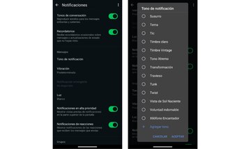 Los usuarios pueden configurar las