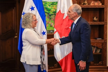 El encuentro abordó temas clave como comercio, desarrollo económico y gobernanza institucional. (FOTOS: X Presidencia de Honduras)