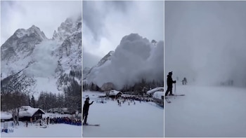 Peligro en Los Alpes italianos: