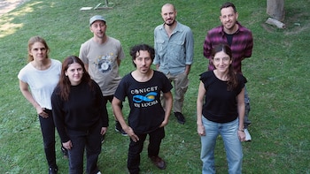 El equipo completo de investigadores