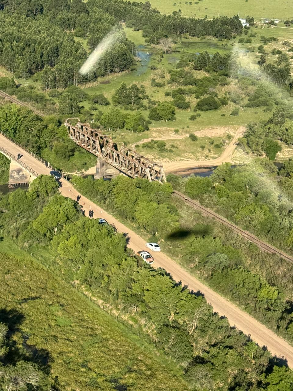 Una imagen de la zona donde apareció un cuerpo