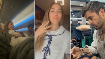 El vuelo que traía a Jimena Barón y su familia no pudo aterrizar en Ezeiza y fue obligado a desviarse a San Pablo: los motivos