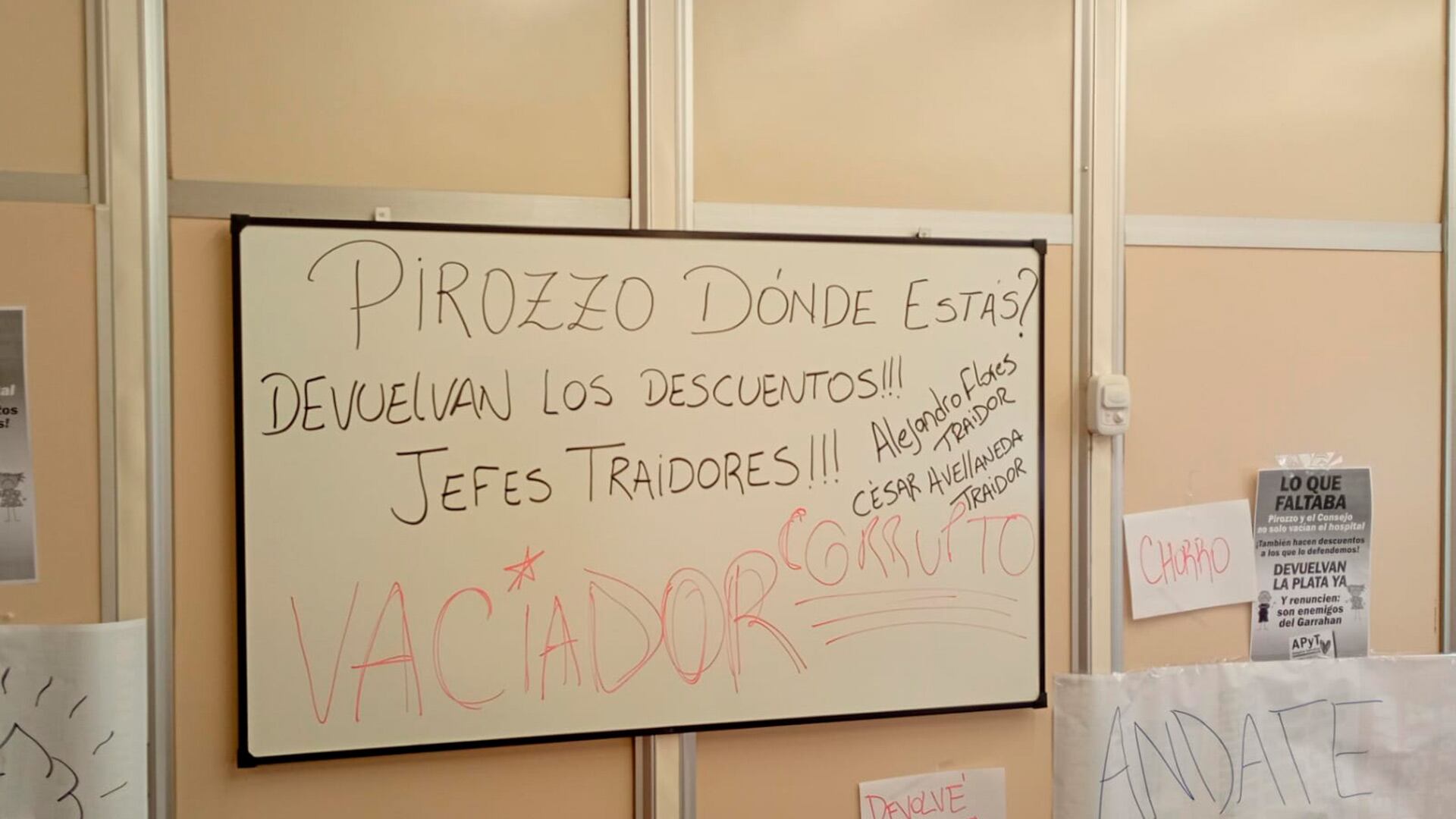 Los trabajadores exigen que se dé marcha atrás con los descuentos por días de paro