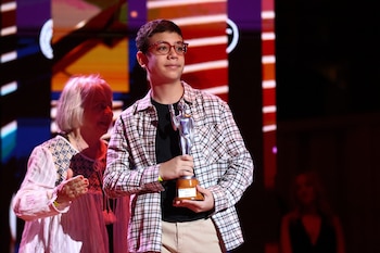 Faustino Oro fue premiado en