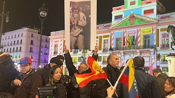 Miles de venezolanos en Madrid