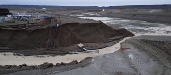 El desborde del río Santa