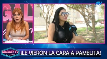 Vanessa Pumarica cuenta cómo nació el proyecto de comprar una vivienda de Christian Domínguez y Pamela Franco. Captura: Magaly TV La Firme.
