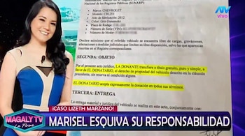Donato Carpio explica por qué firmó un acuerdo con Marisel Linares tras denunciar el uso de un sello falso. Captura: Magaly TV La Firme.